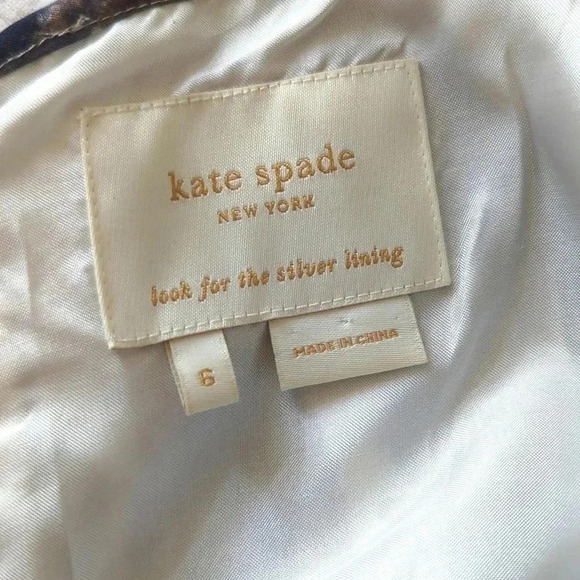 Kate Spade Leopard Print ruffle neck  Dress - Picture 6 of 6